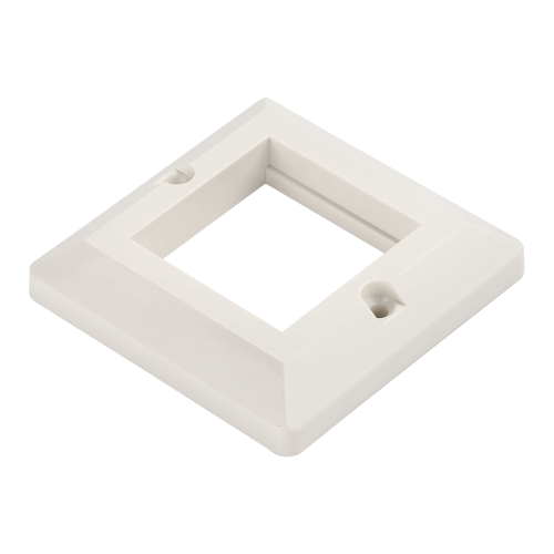 Faceplate for wall mounting box, French standard, 45x45
